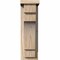 Ekena Millwork Mediterranean Smooth Corbel w/Backplate, Douglas Fir, 5 1/2"W x 10"D x 18"H COR06X10X18MED01SDF - alternate 4